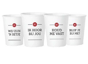 Inzichtelijk micro regeren Douwe Egberts herbruikbare papieren beker 180cc - Bekers -  www.kantineenzo.nl